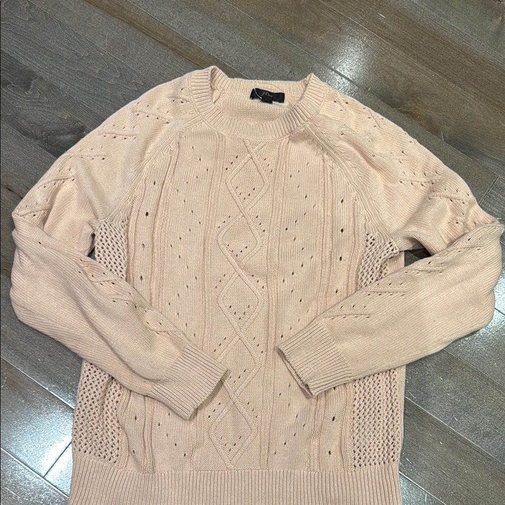 J.Crew Soft Pink Knit Sweater